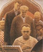 Grant Wood Return from Bohemia china oil painting reproduction